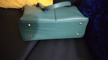 Large Green Tote Handbag