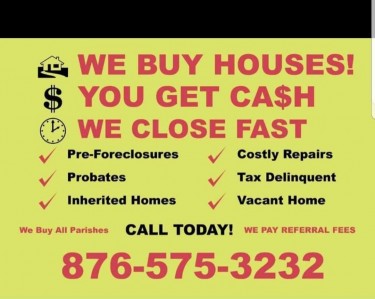 We Buy Houses/Land Houses Kingston 