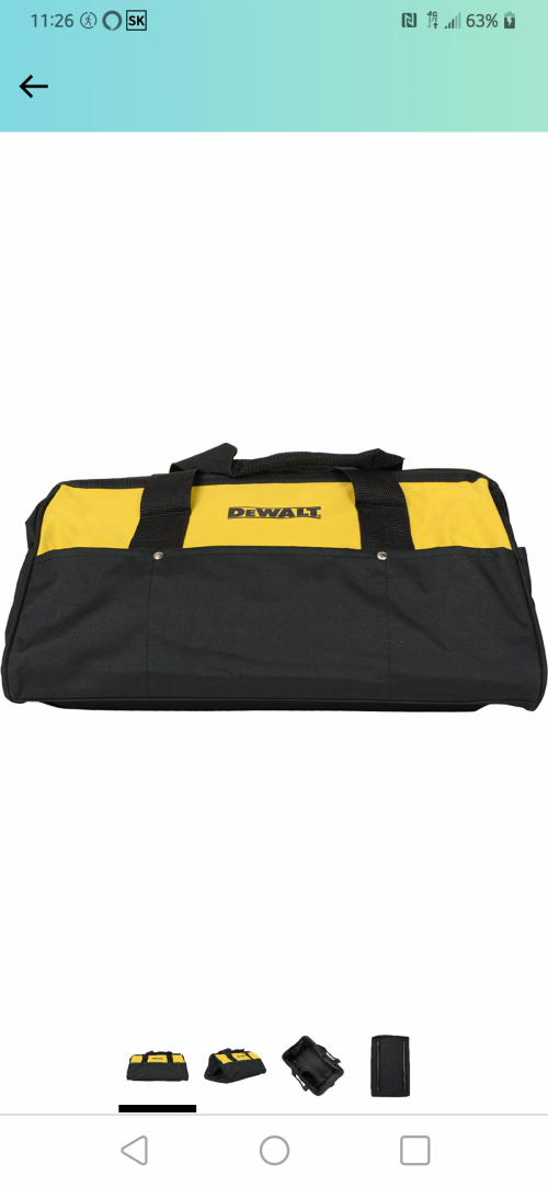 New Dewalt Large Tool Bag 18×12