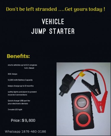 Don't Be Left Stranded - Vehicle Jump Starters