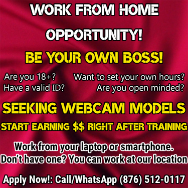 Work From Home: EROTIC ONLINE CAM MODELS Needed