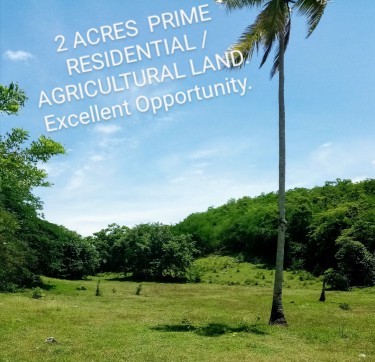 2 ACRES PRIME RESIDENTIAL /AGRICULTURAL LAND