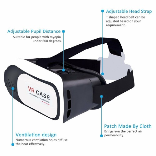 Virtual Reality VR Headset 3D Glasses