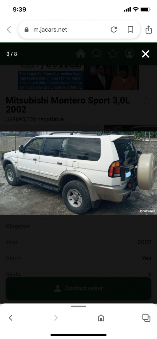 2002 Mitsubishi Montero