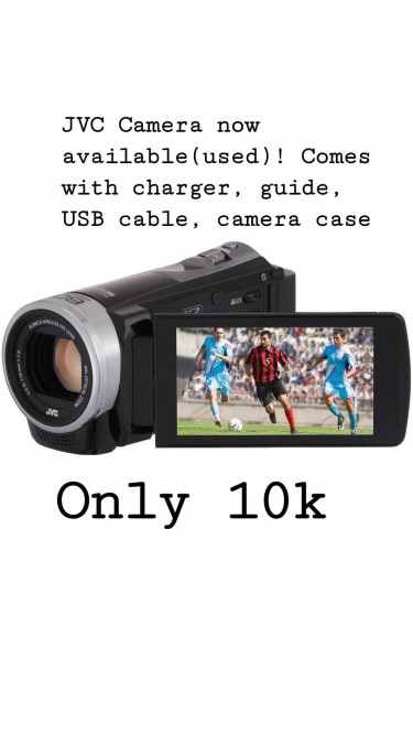 JVC Camera With Charger,guide,USB Cable And Camera