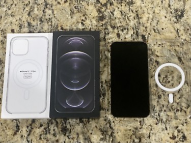 Apple IPhone 12 Pro 128GB Gray Unlocked Clear MagS