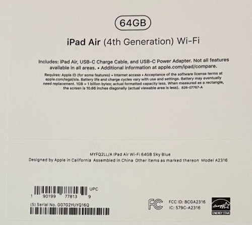 BRAND NEW Sealed IN BOX Apple IPad Air (2020)
