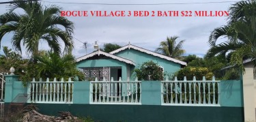 -BOGUE VILLAGE ...3 BEDROOM 2 BATH HOUSE 