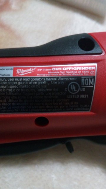 Milwaukee Cordless 4-1/2 In. Cut-Off/Grinder