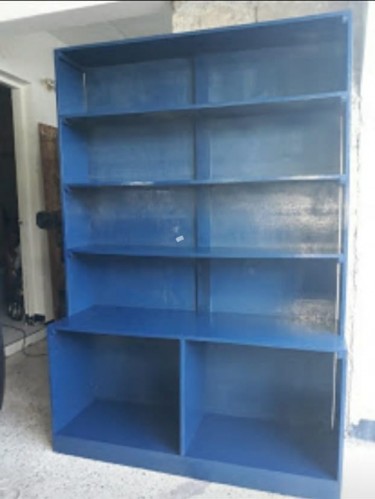 Large Blue Bookshelf 