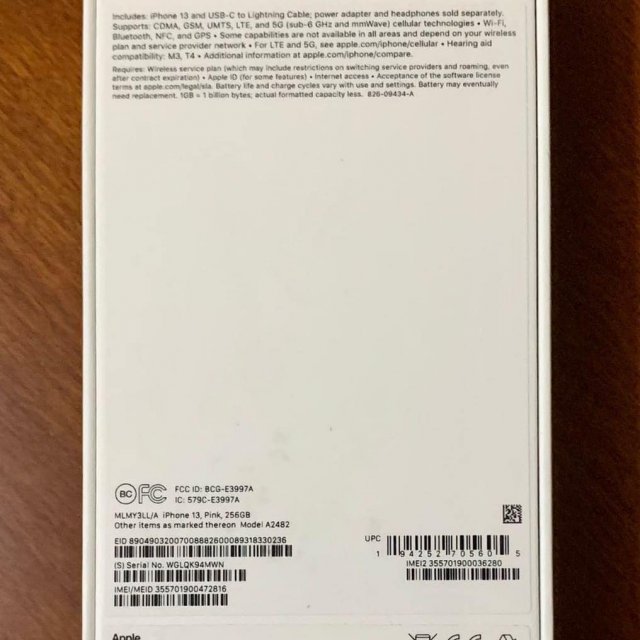 BRAND NEW IN BOX IPhone 13