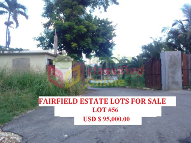 FAIRFIELD ESTATE  LOTS FOR SALE (LOTS ARE STEEP) Land FAIRFIELD