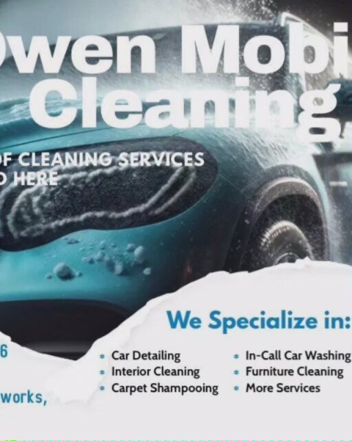 Owen Mobile Steam Clean Service