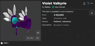For Sale: Korblox, Violet Valkyrie, Roblox Account