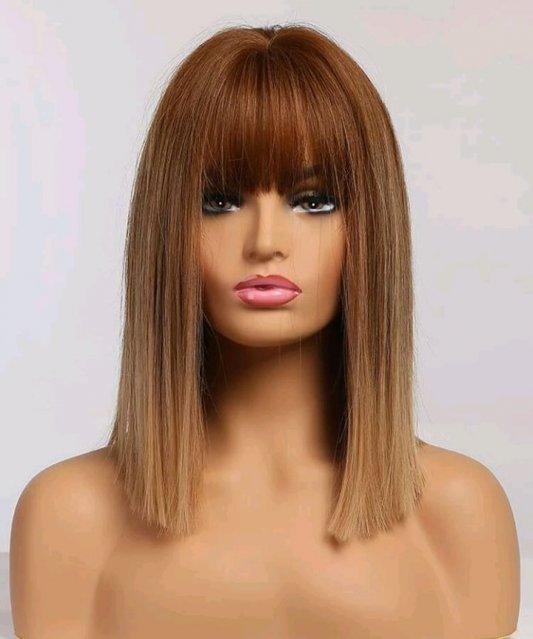 SALE! Synthetic Straight Wigs With Bang