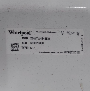 Whirlpool Washer 