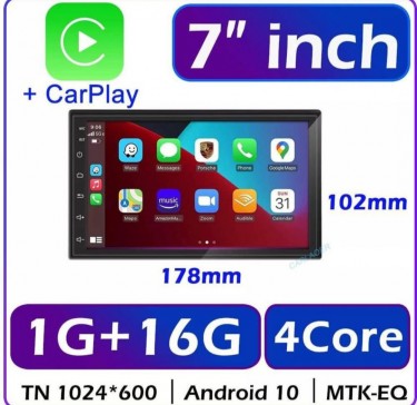 Android 10 Double Din Car Stereo 