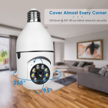 Panoramic Wifi Bulb Camera Now (ONLY 2 AVAILABLE)