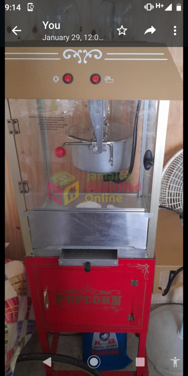 Popcorn Machine With Stand