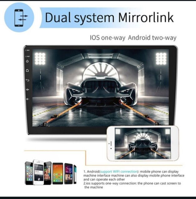 Android 10.1 Double Din 10 Inch Car Stereo