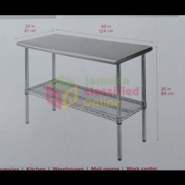 Combo DEAL. S/steel Prep Table & Deep Fryer  Tables & Desks Near Michi Off Blvd 