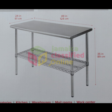 Combo DEAL. S/steel Prep Table & Deep Fryer 