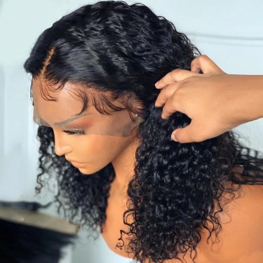 16 Inch Deep Wave 13×4 Lace Front Wig $23,000