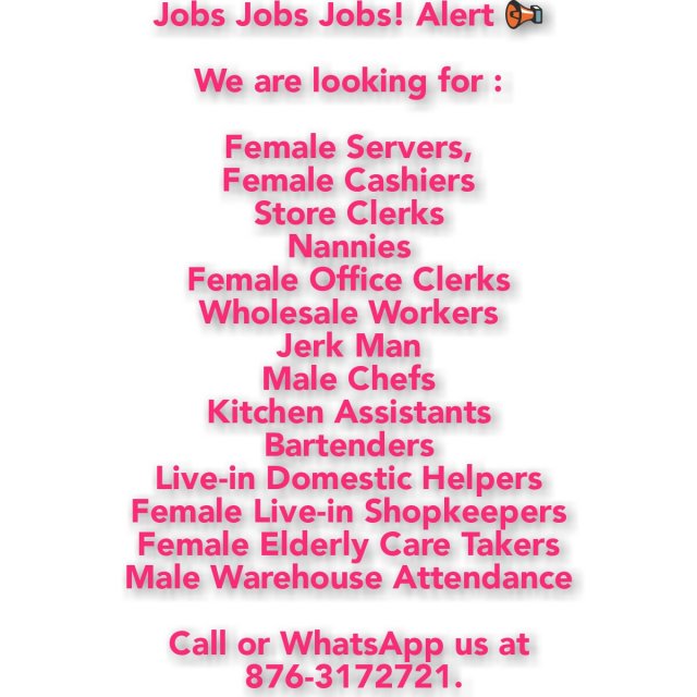 Jobs Available For Unemployed Individuals.