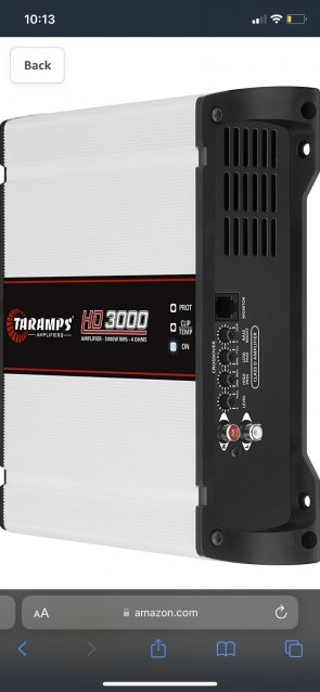 Taramps MD 3000.1 1 Channel Car Audio Amplifier