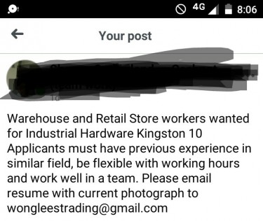 Available Vacancy
