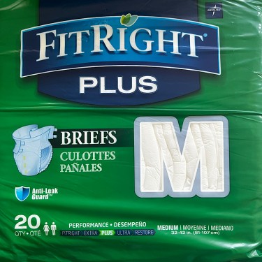 Adult FitRight Diapers (Medium To 3XL Size) 
