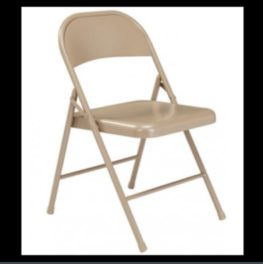 Foldable Metal Chairs, Sturdy 