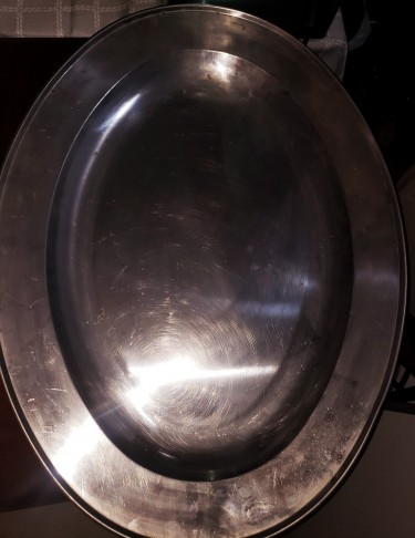 Vintage 1937 Stainless Steel Large Serving Tray (3