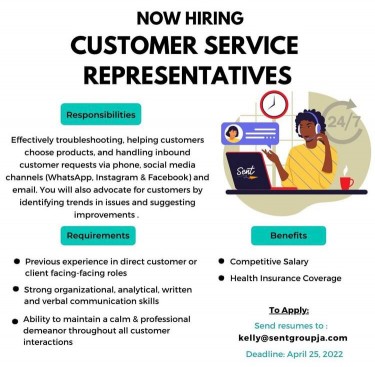 Job Vacancies Available 
