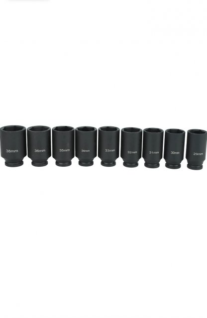 Deep Drive Impact Socket/ 6 Point Metric/ 29-38mm