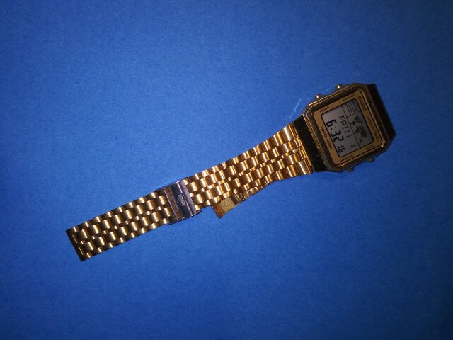 Gold Plated Real Casio Watch