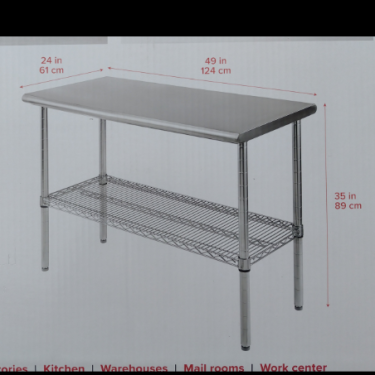 Combo DEAL. Deep Fryer & S/steel Prep Table 