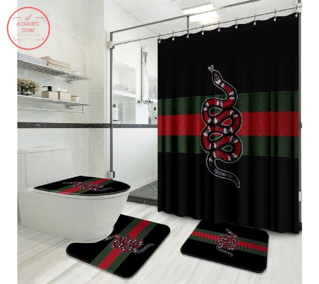 Gucci Snake Shower Curtain Window Curtains