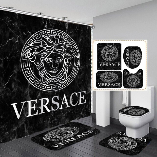 Versace Bathroom Shower Curtains