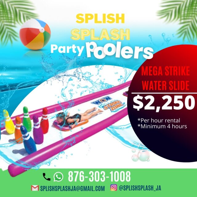 RENT WATERSLIDES+FOAM! Party!!!