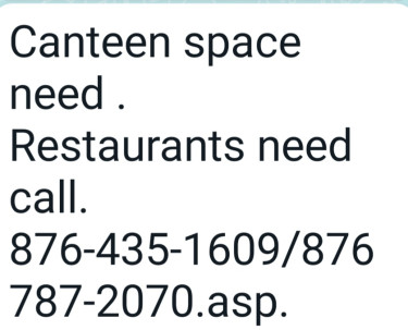 Need Restaurant Space .asp