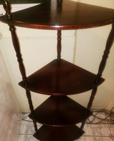 Mahogany Corner Shelf 