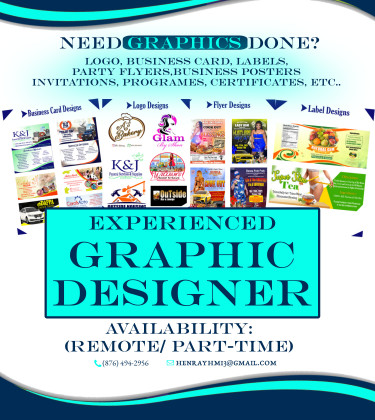 Graphic Designer (Available For Remote Vacancies)