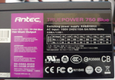 Antec TruePower 750W Gaming Power Supply Unit PSU