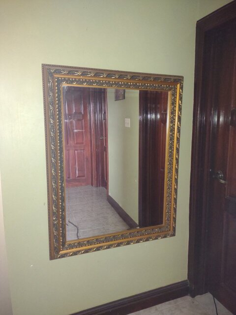 Gold Plated Entrance Mirror