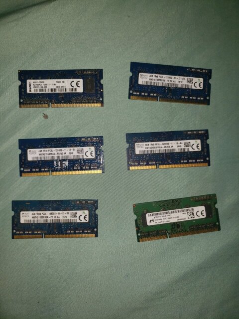 4GB DDR3 PC3L-12800S LAPTOP RAM