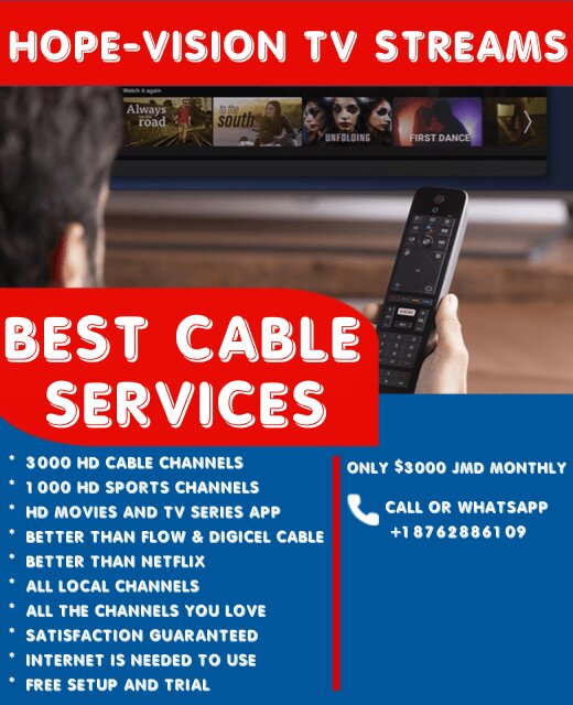 WORLD'S BEST CABLE, MOVIE AND TV SHOW SERVICES