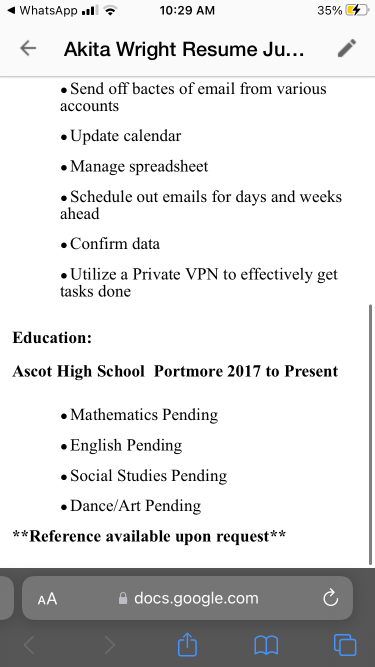 I Am 17 Looking For A Job To Send Myself To School