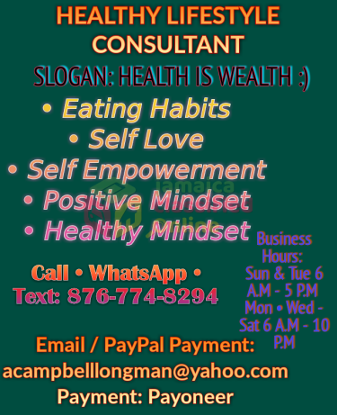 HEALTHY LIFESTYLE CONSULTANT Healthcare Services JoelServices