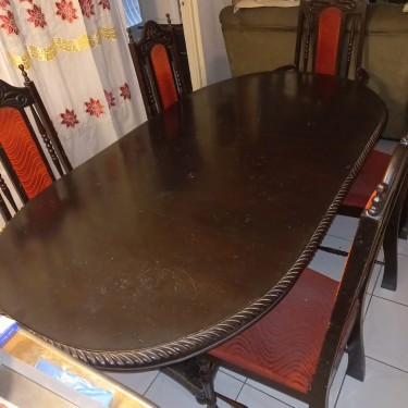 5 Piece Wooden Dining Table Set 